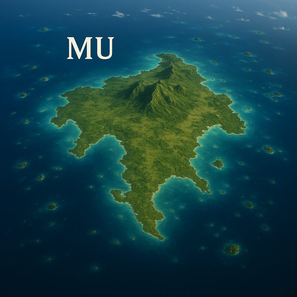 ムー大陸のイメージ図